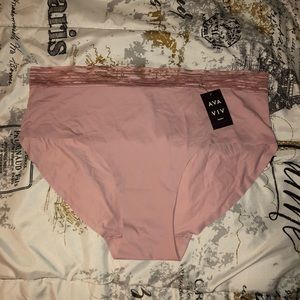 NWT Ava & Viv Seamless Hipster Panties in 2X